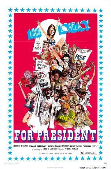 Linda Lovelace For President poster 16in x 24in