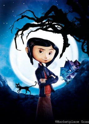 Coraline poster 27x40 textless The Poster Depot