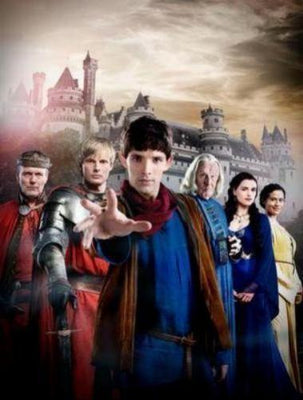 Merlin Metal Movie Poster 8in x 12in
