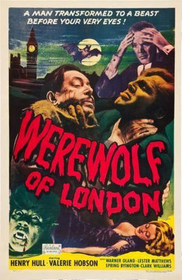 Werewolf Of London poster 27in x 40in The Poster Depot