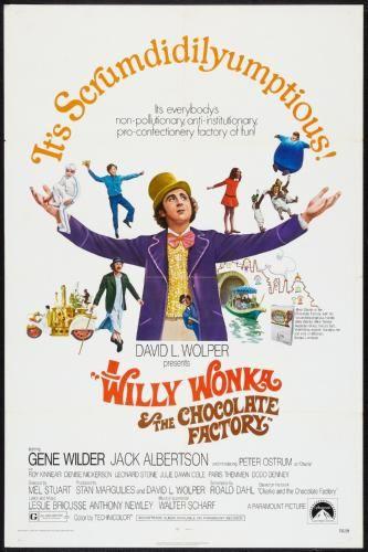 Willy Wonka And The Chocolate Factory poster 27in x 40in The Poster Depot
