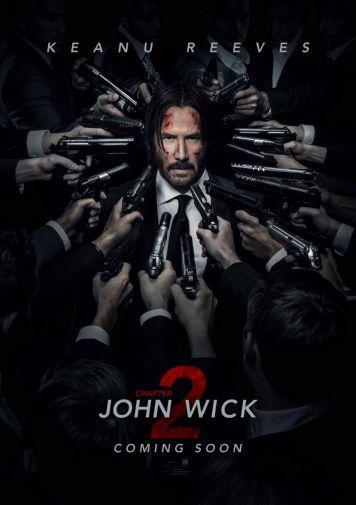 John Wick 2 movie poster Metal Print 8in x 12in