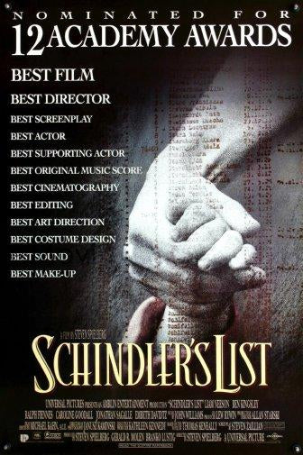 Schindlers List Poster On Sale United States