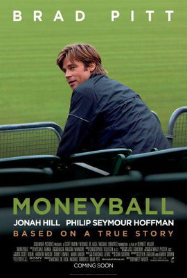 Moneyball movie poster Metal Print 8in x 12in