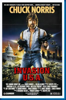 Invasion Usa Chuck Norris poster