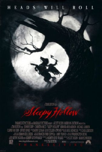 Sleepy Hollow poster for sale cheap United States USA