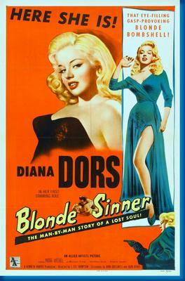 Blonde Sinner poster 27"x40" The Poster Depot