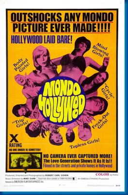 Mondo Hollywood poster for sale cheap United States USA