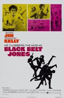 Black Belt Jones movie poster Sign 8in x 12in
