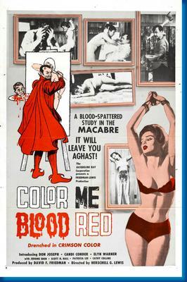 Color Me Blood Red poster 27"x40" The Poster Depot
