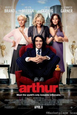 Arthur Metal Movie Poster 8in x 12in