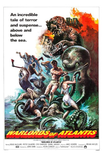 Warlords Of Atlantis poster 24inx36in Poster