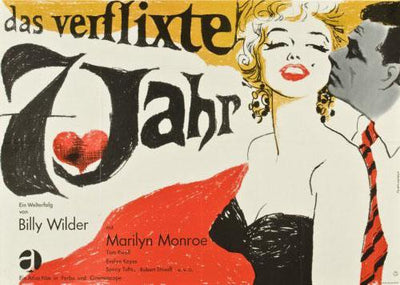 Seven Year Itch poster 25x24 German
