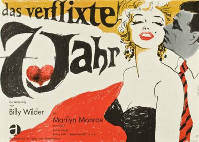 Seven Year Itch poster 27x40 German 27"x40" The Poster Depot