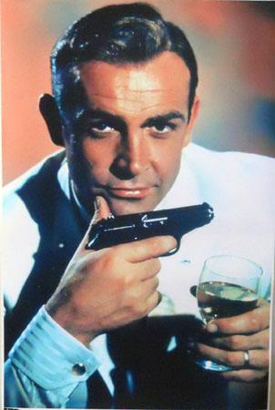 Sean Connery As James Bond 007 Rare Poster 23X35 On Sale United States