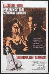 Suddenly Last Summer movie poster Sign 8in x 12in