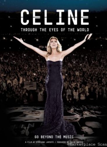 Celine Dion Poster 24x36 Through the eyes of the world Movie