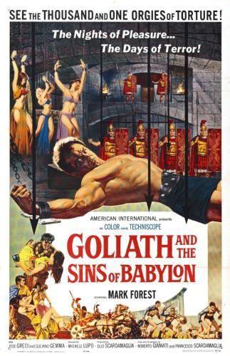 Goliath Sins Of Babylon poster 16in x 24in