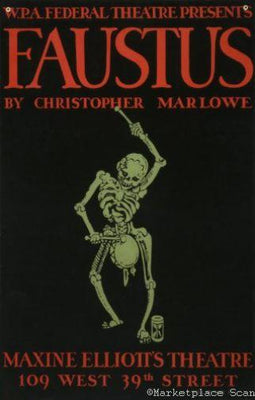 Faustus poster 27x40 The Poster Depot