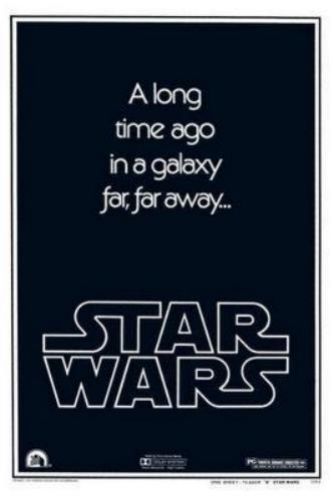 Star Wars A Long Time Ago.. Movie Poster 11x17 Mini Poster