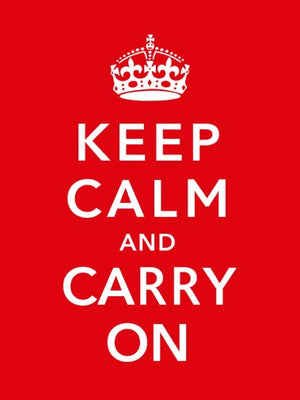 Keep Calm Carry On British War Poster 11x17 Mini Poster