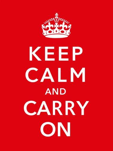 Keep Calm Carry On British War Photo Sign 8in x 12in