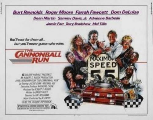 Cannonball Run poster for sale cheap United States USA
