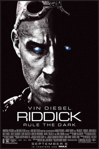 Riddick poster for sale cheap United States USA