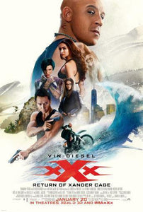 Vin Diesel Return Of Xander Cage poster 16"x24" 