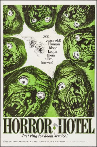Horror Hotel poster for sale cheap United States USA