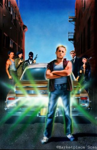 Repo Man poster textless art for sale cheap United States USA