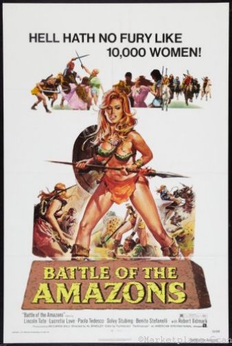 Battle Of The Amazons poster for sale cheap United States USA
