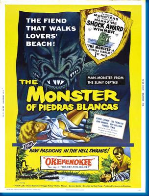 Monster Of Piedras Blancas Double Feature poster for sale cheap United States USA