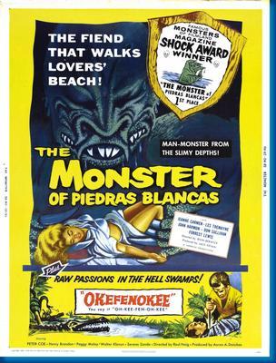 Monster Of Piedras Blancas Double Feature poster 27x40 The Poster Depot