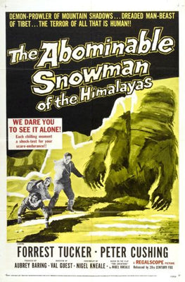 z Abominable Snowman The Poster 24x36 24inx36in The Poster Depot