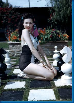 Ann Miller Chessboard Poster 27"x40" The Poster Depot