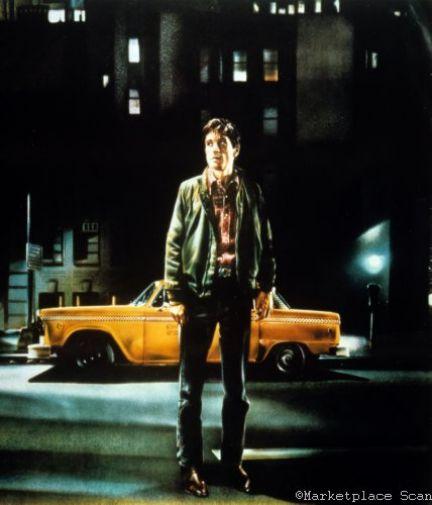 Taxi Driver poster 27x40 textless art The Poster Depot