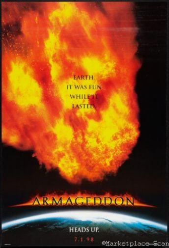 Armageddon poster 27x40
