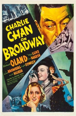 Charlie Chan On Broadway poster 24in x 36in for sale cheap United States USA