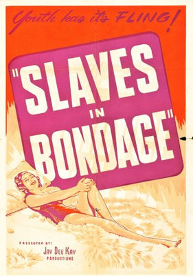 Slaves In Bondage poster for sale cheap United States USA
