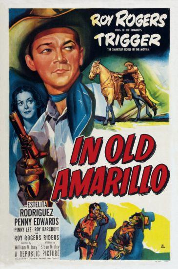 In Old Amarillo poster 24inx36in 