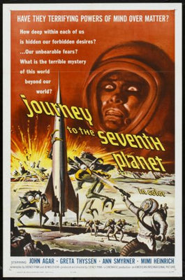 Journey To The Seventh Planet poster for sale cheap United States USA