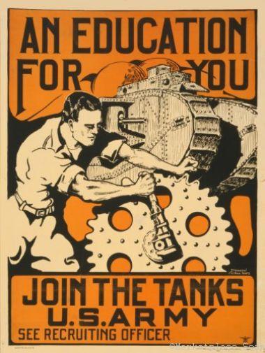 War Propaganda Photo Sign 8in x 12in