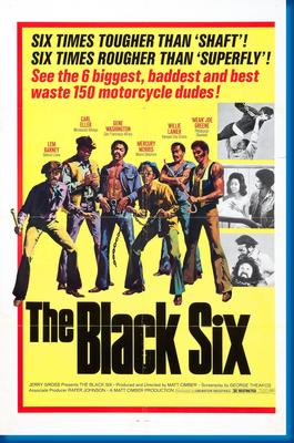Black Six poster for sale cheap United States USA