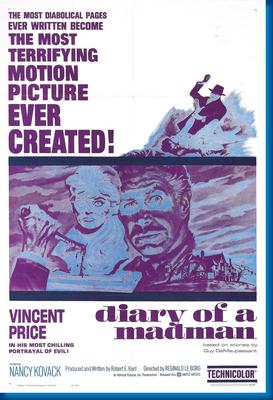 Diary Of A Madman poster 24inx36in The Poster Depot