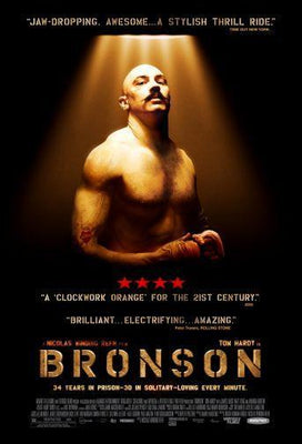 Bronson movie poster Metal Print 8in x 12in