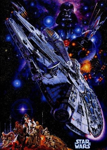 Star Wars Millenium Falcon Poster On Sale United States