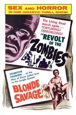 Revolt Of The Zombies Poster Blonde Savage 16inx24in 
