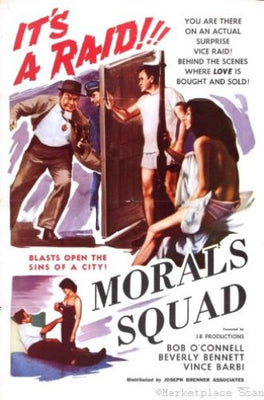 Morals Squad poster exploitation for sale cheap United States USA