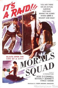 Morals Squad Poster exploitation On Sale United States